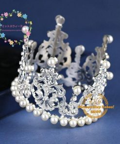 ティアラ パール 小さめ ウェディング ブライダル ウエディング アクセサリー ジュエリー 小物 結婚式 花嫁 挙式 披露宴 二次会 ヘアアクセサリー パーティー