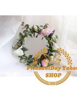 花冠 ウェディング ホワイト ピンク ブライダル 大人 子供 花かんむり 結婚式 花嫁 フラワーガール ヘッドドレス 成人式 安い 髪飾り 造花 ティアラ 挙式 二次会