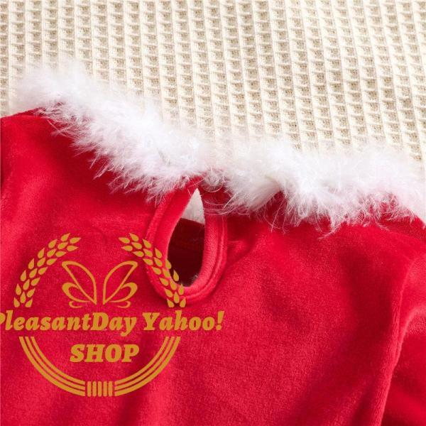 2点セット クリスマス コスプレ ヘアバンド付き コスチューム 衣装 キッズ 赤ちゃん 子供用 ベビー服 女の子 男の子 撮影 記念 イベント - 画像 (8)