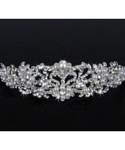 ティアラ パール ウェディング ブライダル ウエディング アクセサリー ジュエリー 小物 結婚式 花嫁 挙式 新婦 披露宴 二次会 ヘアアクセサリー パーティー