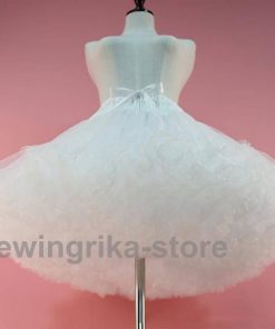 ショートパニエ チュール 大人 ボリュームアップ レディース フリル インナー 55cm 45cm 可愛い ロリータワンピース ウェディングドレス ス