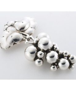 ◆ミウラ◆ ジョージ・ジェンセン GEORG JENSEN ムーンライトグレープ ブローチ 217B シルバー925 仕上済