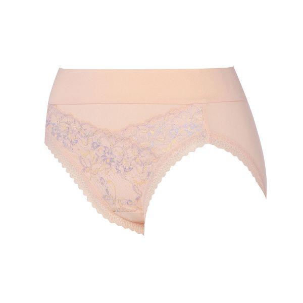 Triumph トリンプ TR631 癒しのブラ ショーツ 深め ハイウエスト はきこみ深めショーツ ML ピンク - 画像 (2)