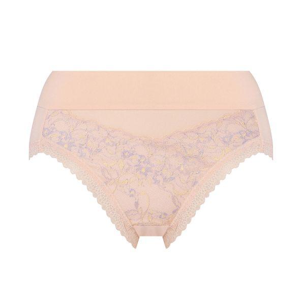 Triumph トリンプ TR631 癒しのブラ ショーツ 深め ハイウエスト はきこみ深めショーツ ML ピンク - 画像 (3)