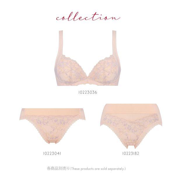 Triumph トリンプ TR631 癒しのブラ ショーツ 深め ハイウエスト はきこみ深めショーツ ML ピンク - 画像 (5)