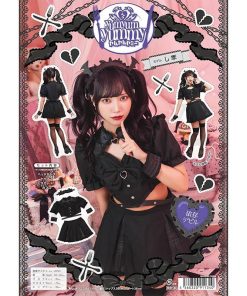 clearstone クリアストーン Clearstone コスプレ ハロウィン ヤムヤムヤミー 依存デビル レディース フリーサイズ ブラック[izondevil]