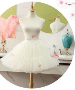 【特価】パニエ ウエディングドレス スカート ボリューム 白 黒 ワイヤー無し 普段使い 45cm ゴスロリ ソフトチュール Lolita ホワイト