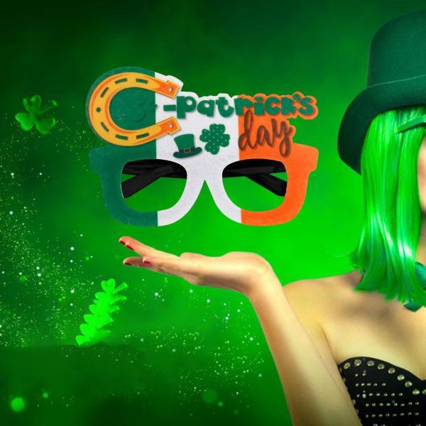グリーン セント パトリックス デー メガネ アイウェア フェイバー デコレーション H - 画像 (2)