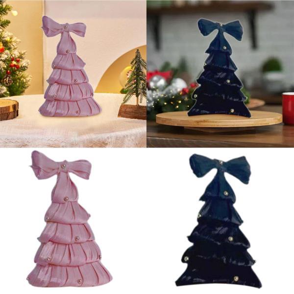 誕生日パーティー用帽子 リボンヘアアクセサリー かわいいコスチューム装飾 面白いクリスマスツリーヘッドウェアオーナメント 誕生日パーティー用 - 画像 (5)