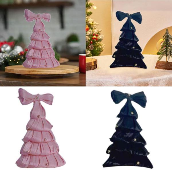 誕生日パーティー用帽子 リボンヘアアクセサリー かわいいコスチューム装飾 面白いクリスマスツリーヘッドウェアオーナメント 誕生日パーティー用 - 画像 (6)