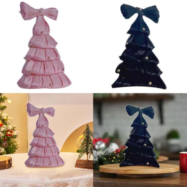 誕生日パーティー用帽子 リボンヘアアクセサリー かわいいコスチューム装飾 面白いクリスマスツリーヘッドウェアオーナメント 誕生日パーティー用 - 画像 (8)