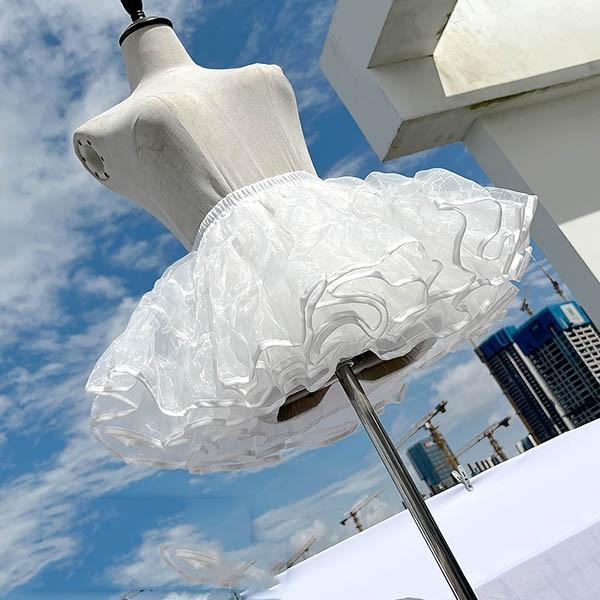 パニエ ふわふわ ショートケーキパニエ ハロウィンコスプレ チアガール 衣装 ステージ用 アイドル 仮装 コスチューム かわいい