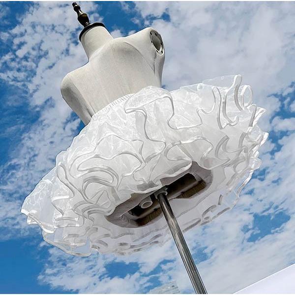 パニエ ふわふわ ショートケーキパニエ ハロウィンコスプレ チアガール 衣装 ステージ用 アイドル 仮装 コスチューム かわいい - 画像 (2)