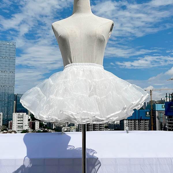 パニエ ふわふわ ショートケーキパニエ ハロウィンコスプレ チアガール 衣装 ステージ用 アイドル 仮装 コスチューム かわいい - 画像 (4)