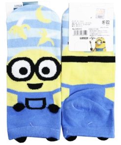 【送料無料】 キャラクターソックス (ミニオンズ) （単色) (22-24cm) (3足セット) / みっとめるへん社
