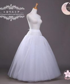 【特価】パニエ ボリューム 安い ウェディングパニエ 花嫁 パニエ ロング 白 結婚式 ブライダル プリンセスライン