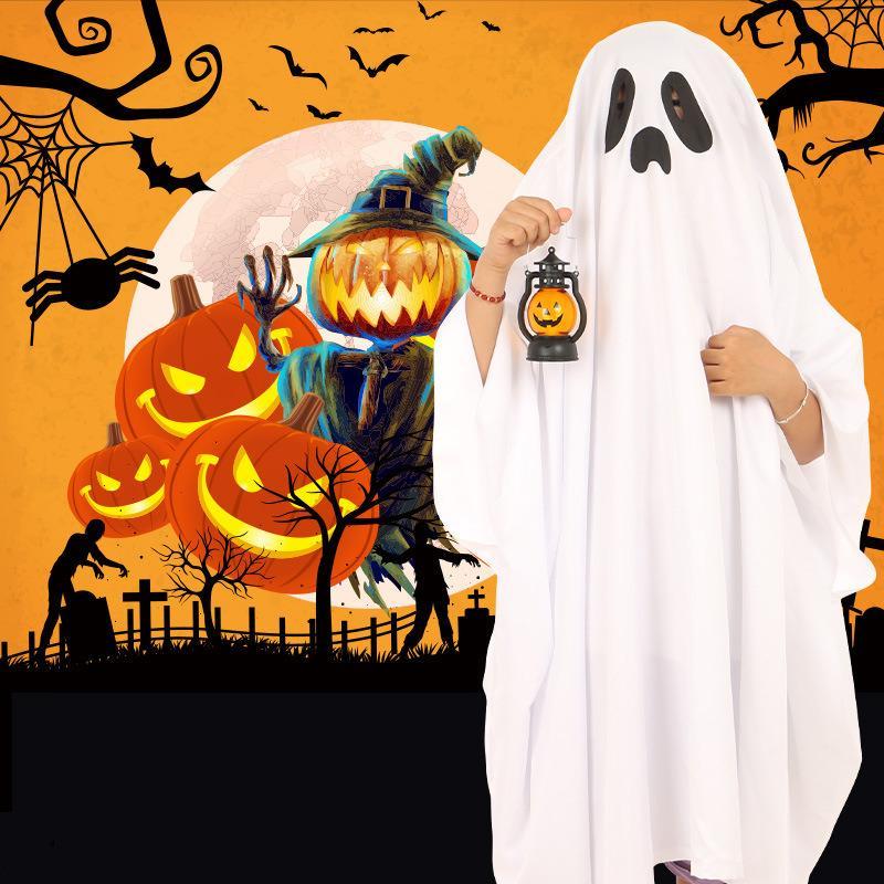 ハロウィン 仮装 子供 大人 幽霊 おばけ マント オバケ ゾンビ 死神 コスプレ デビル 悪魔 ホラー 衣装 着ぐるみ イベント パーティー 学園祭 - 画像 (3)