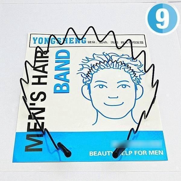 【値下げ】男性用カチューシャ 男性 カチューシャ カチューシャメンズ 痛くない ヘアバンド ウェーブ レディース - 画像 (9)