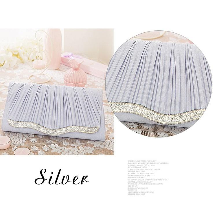 バッグ パーティーバッグ クラッチバッグ 結婚式 二次会 謝恩会 披露宴 演奏会 発表会 レディース バック パーティー 結婚式 収納力抜群11 - 画像 (4)