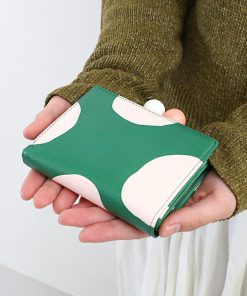TSUMORI CHISATO tsumori chisato CARRY ツモリチサト キャリー ズームドット 折財布 財布 がま口 ミニ財布 二つ折り 本革 日本製 人気 レザー 牛革 羊革 ドット柄 ウィメンズ