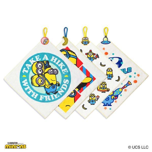 MINIONS minions ミニオン スクエア ループ付ウォッシュタオル ギフト プレゼント お祝い 贈り物 タオル美術館 公式 敬老の日