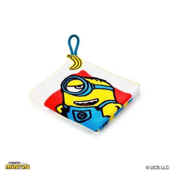 MINIONS minions ミニオン スクエア ループ付ウォッシュタオル ギフト プレゼント お祝い 贈り物 タオル美術館 公式 敬老の日 - 画像 (2)