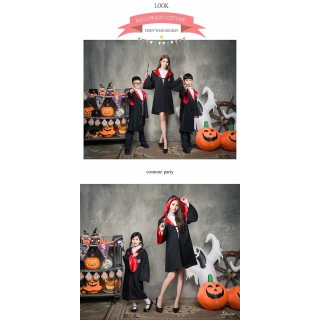 コスプレ 魔法使い マント リバーシブル 子供 大きいサイズ 大人 親子ペア ローブ 子供用 キッズ ジュニア 女の子 男の子 ハロウィン 衣装 仮装 - 画像 (4)