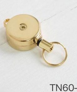 ミニリール キーホルダー ゴールド 直径約2.1cm