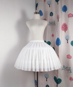 二層 パニエ ホワイト 演奏会 コスプレ ワイヤー入り インナー スカート ワンピース ロリータ 仮装 イベント パーティー プリンセス