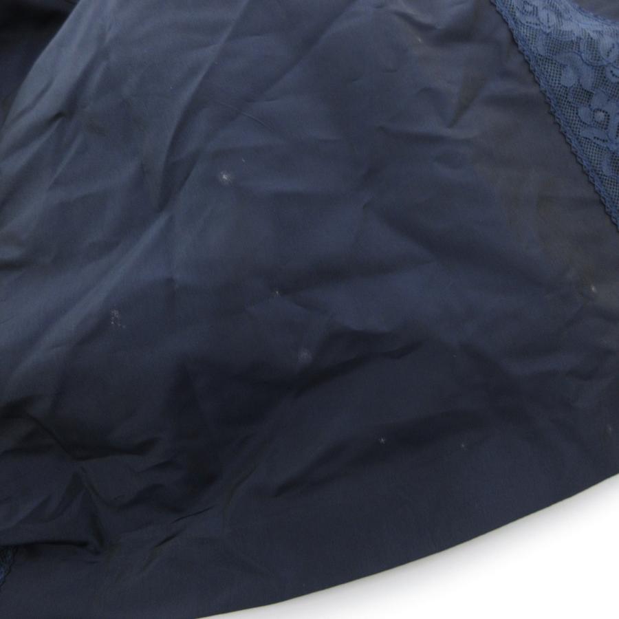 シモンヌ ドレス ワンピース ロング ベルト付き パフスリーブ 9 ネイビー /UO ■GY44 レディース - 画像 (6)