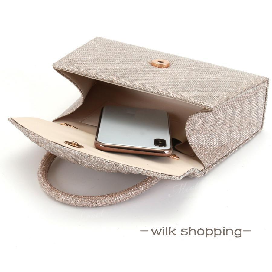 パーティーバッグ 大容量 自立 プリーツ ハンドバッグ レディース バッグ 結婚式 二次会 披露宴 発表会 同窓会 お呼ばれ フォーマル - 画像 (4)