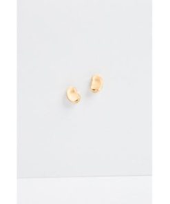 ふるさと納税 甲府市 【甲府ジュエリー】K18　豆ピアス(17802226)